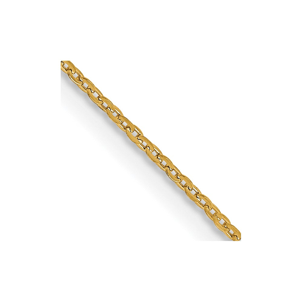 18K Leslie's 1.15mm D/C Cable Chain