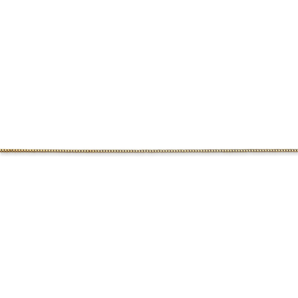 18K Leslie's .5mm Box Chain