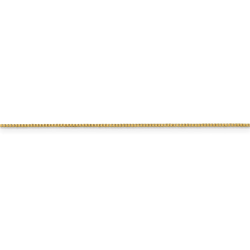 18K Leslie's .7mm Box Chain