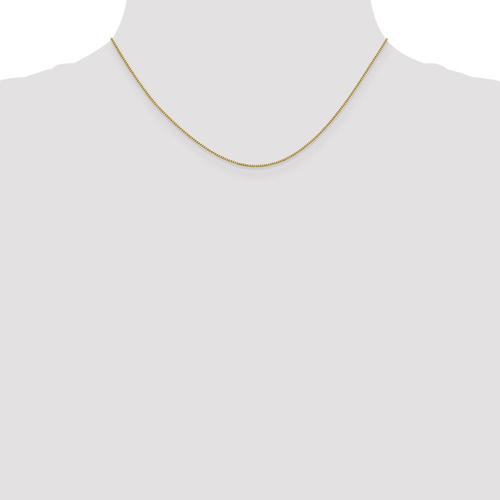 18K Leslie's .7mm Box Chain