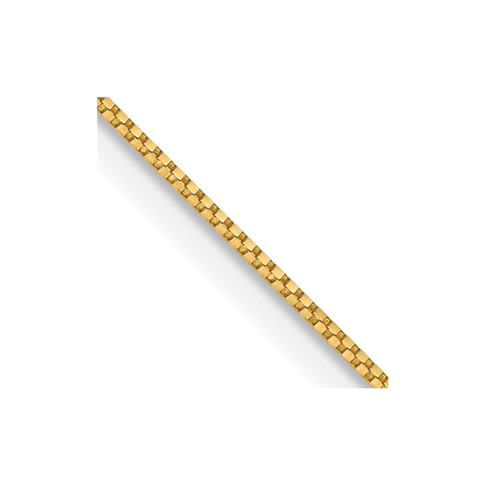 18K Leslie's .7mm Box Chain