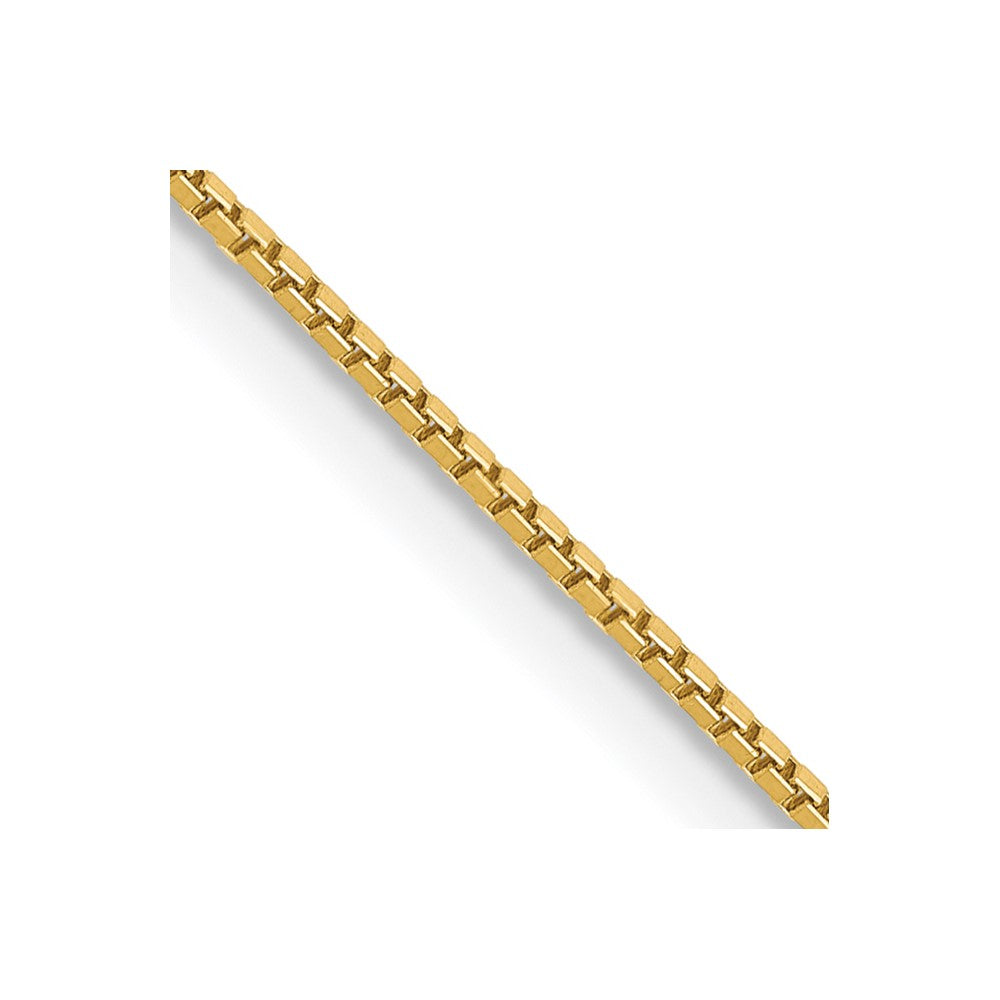 18K Leslie's .9mm Box Chain