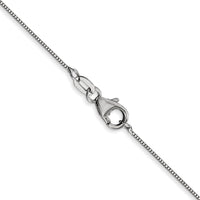 Thumbnail for 18K Leslie's WG .5mm Box Chain