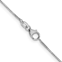 Thumbnail for 18K Leslie's WG .7mm Box Chain