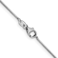 Thumbnail for 18K Leslie's WG .9mm Box Chain