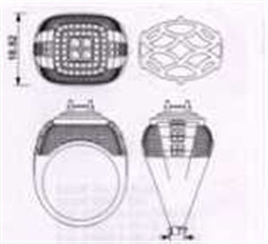 0.25CT RD DIAMONDS SET IN 10KT WHITE GOLD LADIES BRIDAL RING