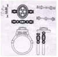 Thumbnail for LADIES BRIDAL RING SET 1 CT ROUND DIAMOND 14K WHITE GOLD