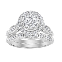 Thumbnail for 1.00CT RD DIAMONDS SET IN 14KT WHITE GOLD LADIES BRIDAL RING