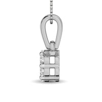 Thumbnail for 14K White Gold 1/2 Ct.Tw. Diamond Flower Pendant