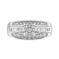 Thumbnail for 10K White Gold 2 Ct.Tw Diamond Engagement Invisible Ring