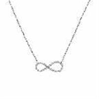 Thumbnail for LADIES PENDANT WITH CHAIN 1/6 CT ROUND DIAMOND 10K WHITE GOLD