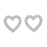 Thumbnail for LADIES EARRINGS 1/6 CT ROUND DIAMOND 10K WHITE GOLD