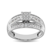 Thumbnail for 10K White Gold 1 5/8 Ct.Tw. Diamond Engagement Invisible Ring