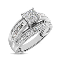 Thumbnail for 10K White Gold 1 5/8 Ct.Tw. Diamond Engagement Invisible Ring