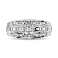 Thumbnail for 10K White Gold 1 5/8 Ct.Tw. Diamond Engagement Invisible Ring
