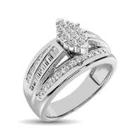 Thumbnail for 10K White Gold 1 1/2 Ct.Tw. Diamond Engagement Invisible Ring