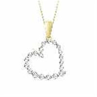 Thumbnail for LADIES PENDANT 1/4 CT ROUND DIAMOND 10K YELLOW GOLD (CHAIN NOT INCLUDED)