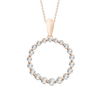 Thumbnail for LADIES PENDANT 1/4 CT ROUND DIAMOND 10K ROSE GOLD (CHAIN NOT INCLUDED)