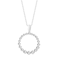 Thumbnail for LADIES PENDANT 1/2 CT ROUND DIAMOND 10K WHITE GOLD (CHAIN NOT INCLUDED)
