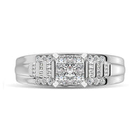 Thumbnail for 10K White Gold 1 5/8 Ct.Tw. Diamond Engagement Invisible Ring