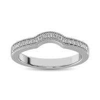 Thumbnail for 14K White Gold 1/6 Ct.Wt. Diamond Anniversary Band