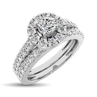 Thumbnail for 10K White Gold 1 Ct.Tw. Diamond Fashion Ring
