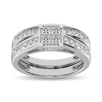 Thumbnail for 10K White Gold 1 Ct.Tw. Diamond Bridal Ring