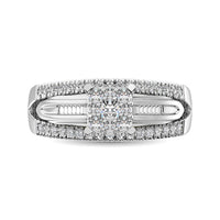 Thumbnail for 10K White Gold 1/2 Ct.Tw. Diamond Engagement Invisible Ring