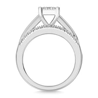 Thumbnail for 10K White Gold 1/2 Ct.Tw. Diamond Engagement Invisible Ring