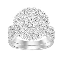 Thumbnail for LADIES BRDIAL SET 2.00 CT ROUND DIAMOND 14K WHITE GOLD