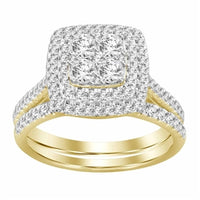 Thumbnail for LADIES BRIDAL RING SET 3/4 CT ROUND DIAMOND 10K YELLOW GOLD