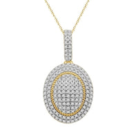 Thumbnail for LADIES PENDANT 1/4 CT ROUND DIAMOND 10K YELLOW GOLD