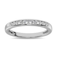 Thumbnail for 10K White Gold 1/5 Ct.Tw. Diamond Anniversary Band
