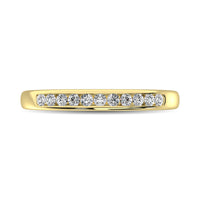 Thumbnail for 10K Yellow Gold 1/5 Ct.Tw. Diamond Anniversary Band