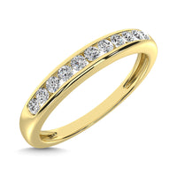 Thumbnail for 10K Yellow Gold 1/5 Ct.Tw. Diamond Anniversary Band