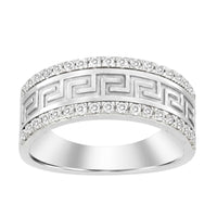 Thumbnail for MEN'S BAND 1/2 CT ROUND DIAMOND 14K WHITE GOLD