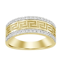 Thumbnail for MEN'S BAND 1/2 CT ROUND DIAMOND 14K YELLOW GOLD