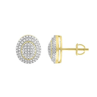 Thumbnail for LADIES EARRING 1/4 CT ROUND DIAMOND 10K YELLOW GOLD