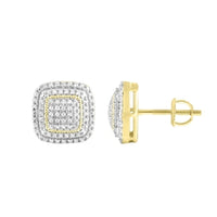 Thumbnail for LADIES EARRING 1/4 CT ROUND DIAMOND 10K YELLOW GOLD