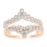 Thumbnail for LADIES ENHANCERS WRAPS 1/4 CT ROUND DIAMOND 14K ROSE GOLD