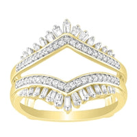 Thumbnail for LADIES ENHANCER WRAP 1/2 CT ROUND DIAMOND 14K YELLOW GOLD