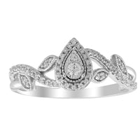 Thumbnail for LADIES ENGAGEMENT RING 1/4 CT ROUND DIAMOND 10K WHITE GOLD