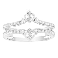 Thumbnail for LADIES ENHANCER WRAP 1/2 CT ROUND DIAMOND 14K WHITE GOLD