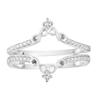Thumbnail for LADIES ENHANCER WRAP 1/2 CT ROUND DIAMOND 14K WHITE GOLD