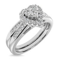 Thumbnail for 10K White Gold 1/2 Ct.Tw. Diamond Bridal Ring