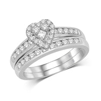 Thumbnail for 10K White Gold 1/2 Ct.Tw. Diamond Bridal Ring