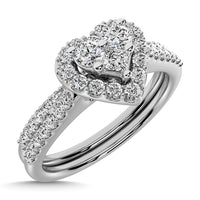 Thumbnail for 10K White Gold 2/5 Ct.Tw. Diamond Bridal Ring