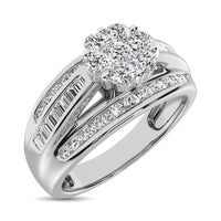 Thumbnail for 10K White Gold 1/2 Ct.Tw. Diamond Engagement Invisible Ring