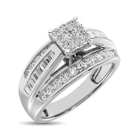 Thumbnail for 10K White Gold 1/2 Ct.Tw. Diamond Engagement Invisible Ring