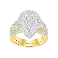 Thumbnail for LADIES BRIDAL RING 1 CT ROUND DIAMOND 14K YELLOW GOLD
